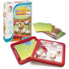 Головоломка BONDIBON Smart Games Курочки-Наседки (BB3799) красный/зеленый