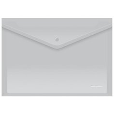 Berlingo Папка-конверт на кнопке A4, пластик 180 мкм, бесцветный