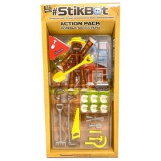 Фигурка Stikbot Action pack "Дачник", цвет коричневый