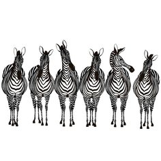 Картина по номерам, "Живопись по номерам", 60 x 90, A399, зебры, животные, стадо, иллюстрация, поп-арт, картинка