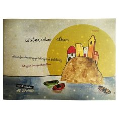 Альбом для акварели 20л А3, склейка, твердая подложка, 180гр На море 07163 Kroyter