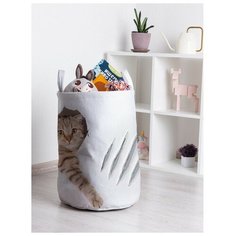 Корзина для игрушек JoyArty "Кот с царапиной" 35x50 см