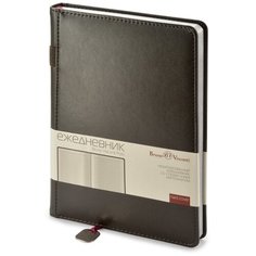 Ежедневник BrunoVisconti недатированный, А5 (145 х 210 мм.), "POLO NEW" серый 320 стр, Арт. 3-515/06