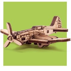Деревянный конструктор Unit Самолёт Миг-3 Uniwood