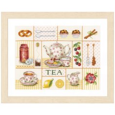 PN-0163387 Набор для вышивки крестом LanArte Tea party Чаепитие