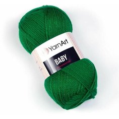 YarnArt Пряжа "Baby" 100% акрил 150м/50гр (338 изумруд)