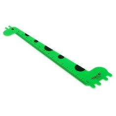 Линейка детская 15 см, фигурки с рисунком, микс Calligrata
