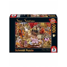 Пазл Schmidt 1000 деталей: Ст.Сандрам Музыкальная мания-коллаж, Schmidt