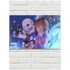 Картина по номерам игра Undertale - 6769 Г 60x40