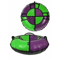 Тюбинг X-Match Sport фиолетовый-зеленый 100см - X-Match [во7066-2]