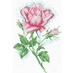 Набор для вышивания крестом Искусница Роза, 13*19см