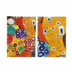 Блокнот А5.80л."METALLIC" линия 7БЦ 70г/кв. м, 2 шт ассорти 86703 Centrum