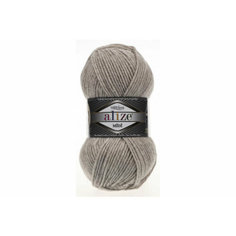 Пряжа Alize Superlana Midi бежевый/меланж (152), 25%шерсть/75%акрил, 170м, 100г, 1шт