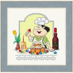 Набор для вышивания "Куличи" Сделано с любовью