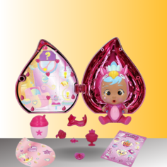 Кукла-сюрприз Cry Babies Magic Tears PINK EDITION с аксессуарами 81550