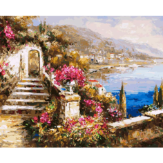 Белоснежка Картина по номерам "Вид на море" (164-AB), 40 x 50 см, разноцветный
