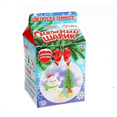 Школа талантов Набор для творчества Снежный шарик, снеговик 6578322 разноцветный
