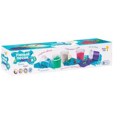 Кинетический песок Genio Kids Умный песок 5 в 1, SSR06, фиолетовый, 7 кг
