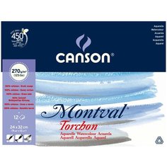 Альбом для акварели Canson Montval 29.7 х 21 см (A4), 270 г/м², 12 л.