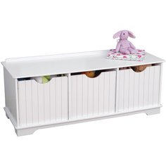 Набор для хранения KidKraft Nantucket 96х37х39 см, 96х37х39 см, белый