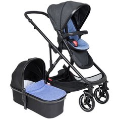 Универсальная коляска PHIL&TEDS Voyager 2019 (2 в 1), sky blue