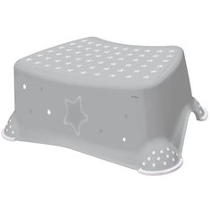 Детский стульчик-подставка с антискользящей функцией Keeeper tomek "stars" серый