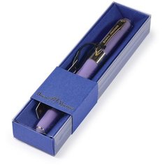 Ручка шариковая автоматическая BrunoVisconti, 0,5 мм, синяя, в футляре, Monaco (лавандовый корпус), Арт. 20-0125/166