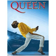 Картина по номерам на холсте queen Фредди Меркьюри - 2 30X40