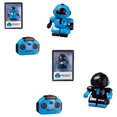 Робот JUNFA с пультом на ИК-управлении, со световыми эффектами, мини, 2 цвета, 13,5х9,5х6 см