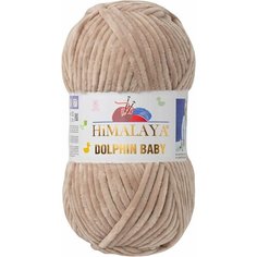 Пряжа Himalaya Dolphin baby льняной (80317), 100%полиэстер, 120м, 100г, 1шт