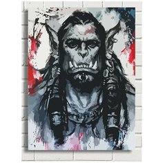 Картина по номерам игра Warcraft WOW World of Warcraft - 6747 В 30x40