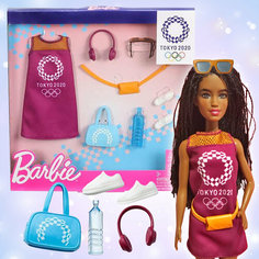 Одежда для кукол Одежда для куклы Barbie Olympic Games Tokyo 2020 Платье Mattel