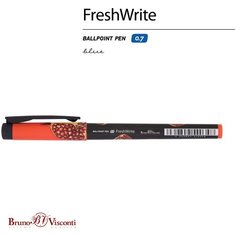 Ручка шариковая BrunoVisconti, 0.7 мм, синий, FreshWrite «FRESH & FRUITY. Гранат», Арт. 20-0214/90