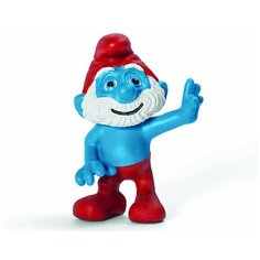 Смурф Папа 6 см из мультфильма Смурфики — фигурка игрушка 20754 Schleich