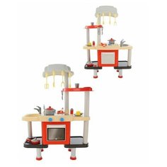 Кухня Palau Toys 157 921 красный/бежевый/серый Полесье