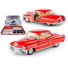 Металлическая машинка Kinsmart 1:43 «1953 Cadillac Series 62 Coupe» KT5339D, инерционная / Красный