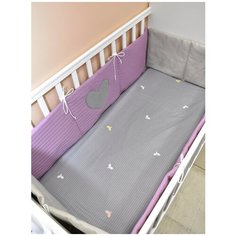Бортики в кроватку 2шт 30х60см, 2шт30х120см A Art Collection