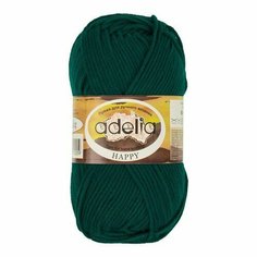 Пряжа ADELIA "HAPPY" 10 шт. в упак. цвет изумрудный (HAPPY-18)