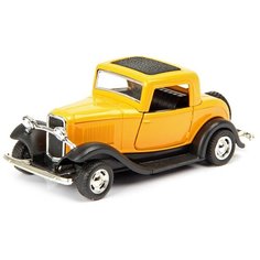 Легковой автомобиль Hoffmann Retro Pioneer (61233) 1:32, 13.5 см, желтый