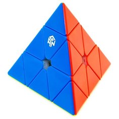 Скоростная магнитная пирамидка Gan Pyraminx M Enhanced Core Цветной пластик