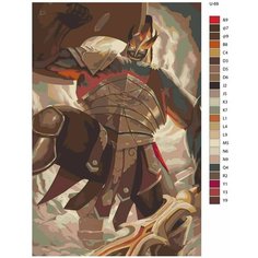 Картина по номерам U-69 "Игра Dota. Марс", 80x120 см Brushes Paints