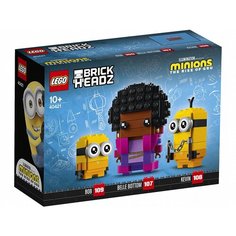 Конструктор LEGO BrickHeadz, Minions Сувенирный набор Белботтом, Кевин и Боб 40421