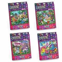 Набор для творчества Для создания мозаики CRYSTAL MOSAIC KIDs детские Danko Toys
