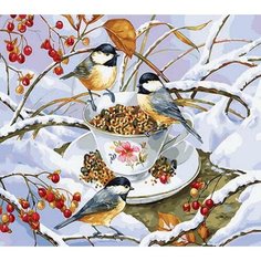 Картина по номерам Зимние гости 40х50 см Hobby Home