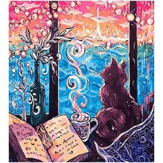 Картина по номерам Кот у окна 40х50 см Hobby Home