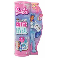 Кукла Barbie Cutie Reveal Милашка-проявляшка Хаски HJL63