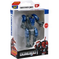 Трансформер 2в1 BONDIBOT Bondibon, мет. детали 5x9,5x4,5 см, робот-леопард