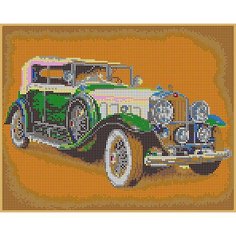 Вышивка бисером картины Автомобиль 24*30см Светлица