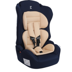 Автокресло группа 1/2/3 (9-36 кг) Еду-еду KS 545 Lux, темно-синий/бежевый