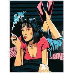 Картина по номерам на холсте Фильм Криминальное Чтиво - 6440 В 30x40